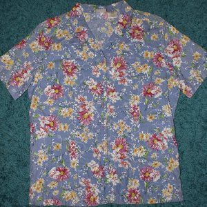 Embroidered Floral Shirt